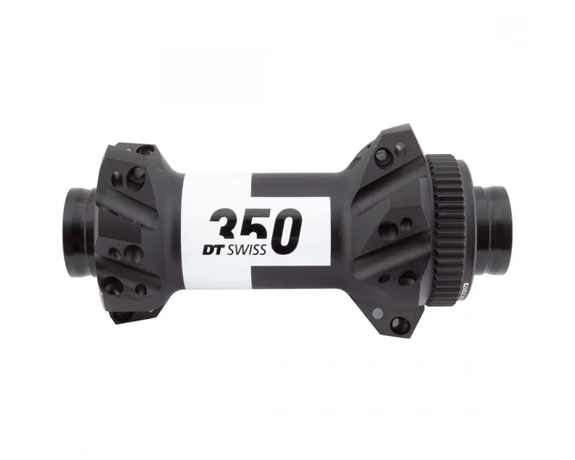 DT Swiss 350 Front Hub (Black) (15 x 100mm) (Centerlock) (28H) (Straight Pull)