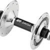 DT Swiss Front Track Hub (Polished) (20H) (9 x 1 Threaded x 100mm)