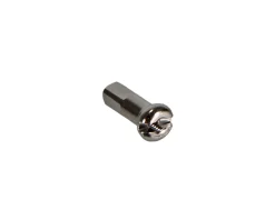 DT Swiss Pro Head Brass Spoke Nipples (Silver) (2.0 x 12mm) (Box of 100)