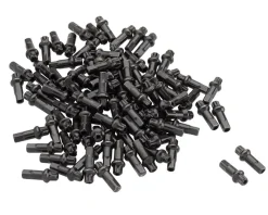 DT Swiss ProLock Squorx Pro Brass Nipples (Black) (14g/15mm) (Box of 100)