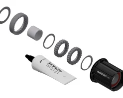 DT Swiss Ratchet LN Aluminum Freehub Body Upgrade Kit (Black) (18T) (Shimano 11/12 Speed HG Road)