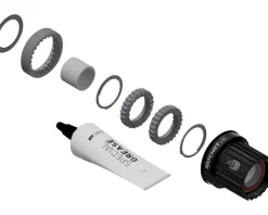 DT Swiss Ratchet LN Aluminum Freehub Upgrade Kit (Black) (18T) (Shimano Micro Spline)