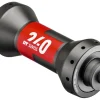 DT Swiss 240 Rim Brake Road Hubs (Black/Red) (Front) (QR x 100mm) (20H) (Straight Pull)