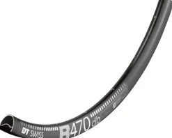 DT Swiss R 470 Road Rim (Black) (Tubeless) (Disc Brake) (20mm Internal Width) (24H) (700c)