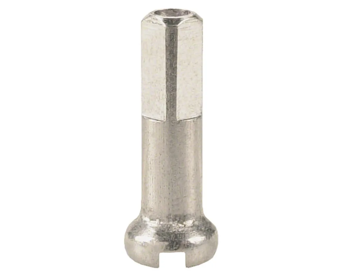DT Swiss Standard Aluminum Nipples (Silver) (1.8 x 16mm) (Box of 100)