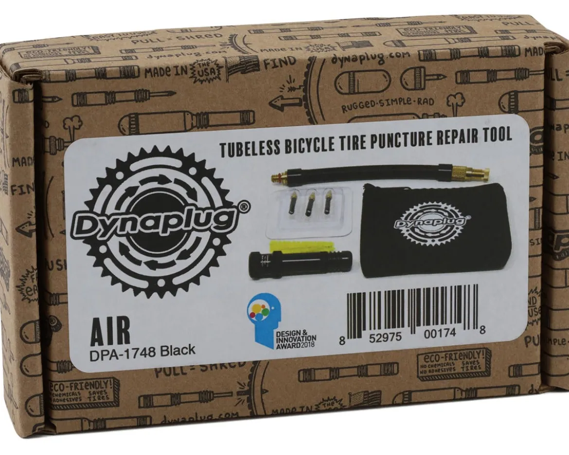 Dynaplug Air Tubeless Bicycle Tire Repair Kit (Black) (No CO2)
