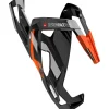 Elite Custom Race Plus Water Bottle Cage (Black/Orange)
