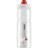 Elite SRL Jet Water Bottle (Clear/Red) (750ml)