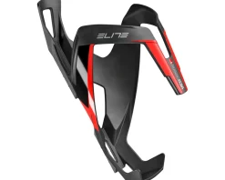 Elite Vico Carbon Water Bottle Cage (Matte Black/Red)