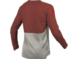 Endura MT500 Burner Long Sleeve Jersey (Brick) (S)