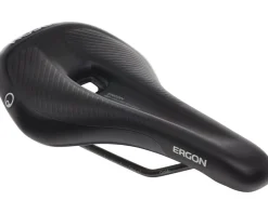Ergon SM E-Mountain Sport Men's Saddle (Black) (Chromoly Rails) (M/L) (155mm) (E-Bike)