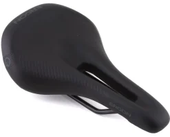 Ergon SM E-Mountain Sport Women's Saddle (Black) (Chromoly Rails) (M/L) (155mm) (E-Bike)