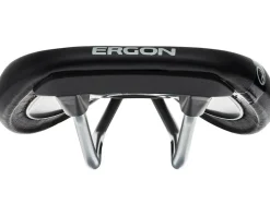 Ergon SM Women's Saddle (Black) (Chromoly Rails) (S/M)