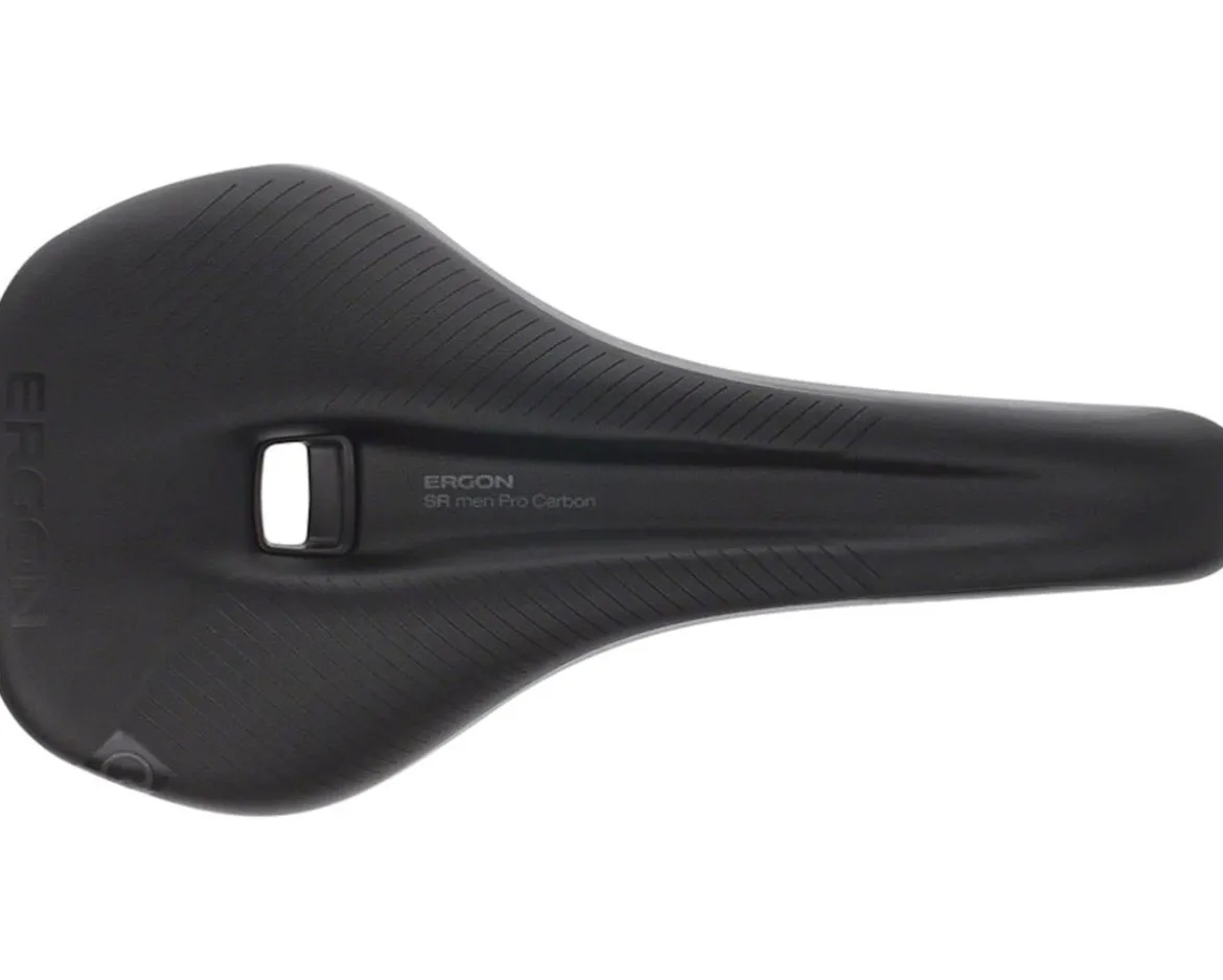 Ergon SR Pro Carbon Saddle (Stealth) (Carbon Rails) (S/M) (140mm)