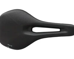 Ergon SR Sport Gel Women's Saddle (Black) (Chromoly Rails) (S/M) (141mm)