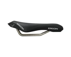 Ergon SR Triathlon Women Mid Saddle (Black) (TiNox Rails) (130mm)