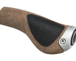 Ergon GP1 BioKork Grips (Black/Tan) (Regular) (S)