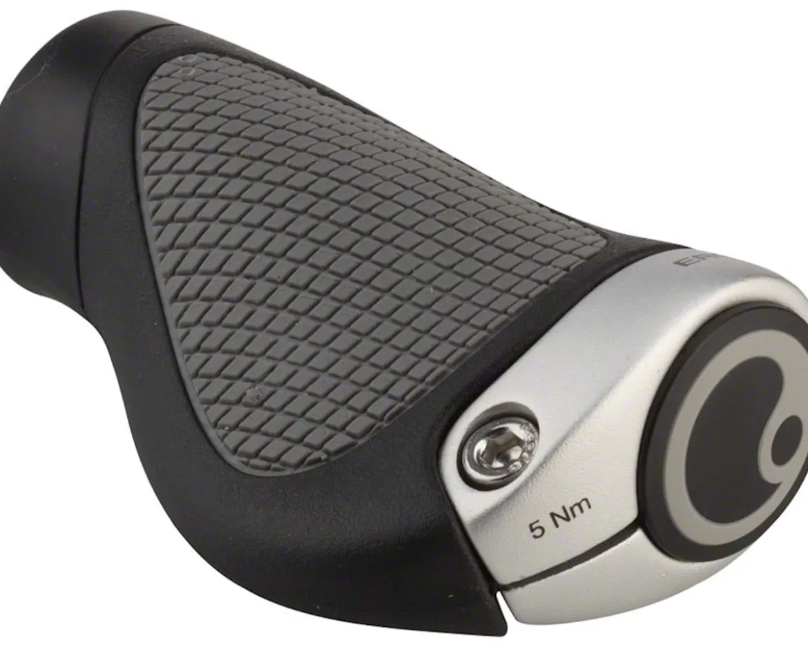 Ergon GP1 Grips (Black/Grey) (Gripshift) (S)