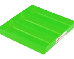 Ernst Manufacturing 3 Compartment Organizer Tray (Green) (10.5x10.5")