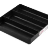 Ernst Manufacturing 3 Compartment Organizer Tray (Black) (10.5x10.5")