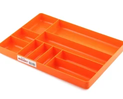 Ernst Manufacturing 10 Compartment Organizer Tray (Orange) (11x16")