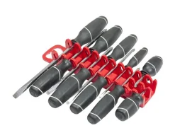 Ernst Manufacturing 10 Tool Screwdriver Gripper Organizer (Red)