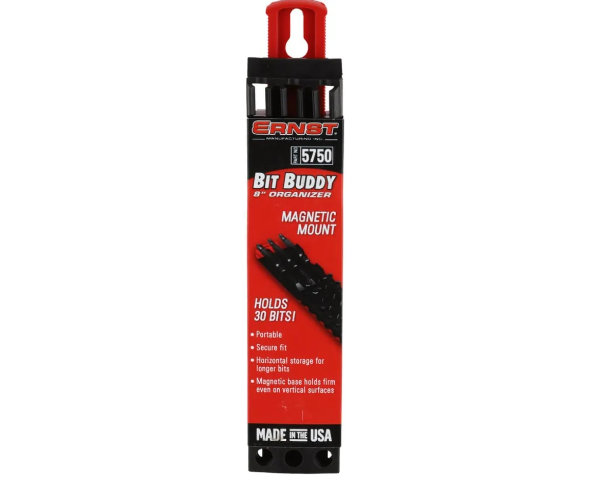 Ernst Manufacturing 30 Tool Magnetic Bit Buddy (Black)