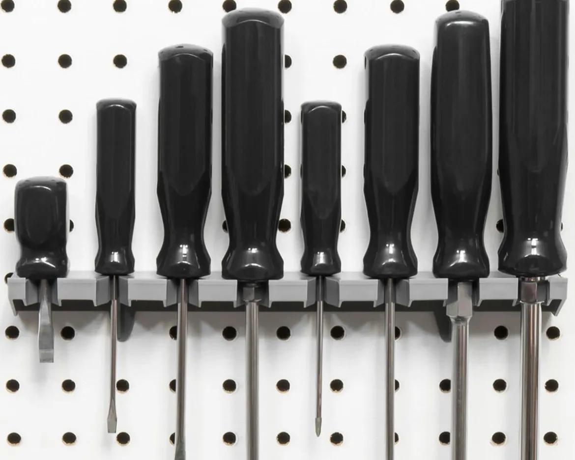 Ernst Manufacturing V-Slot 8 Tool Screwdriver Organizer (Grey)