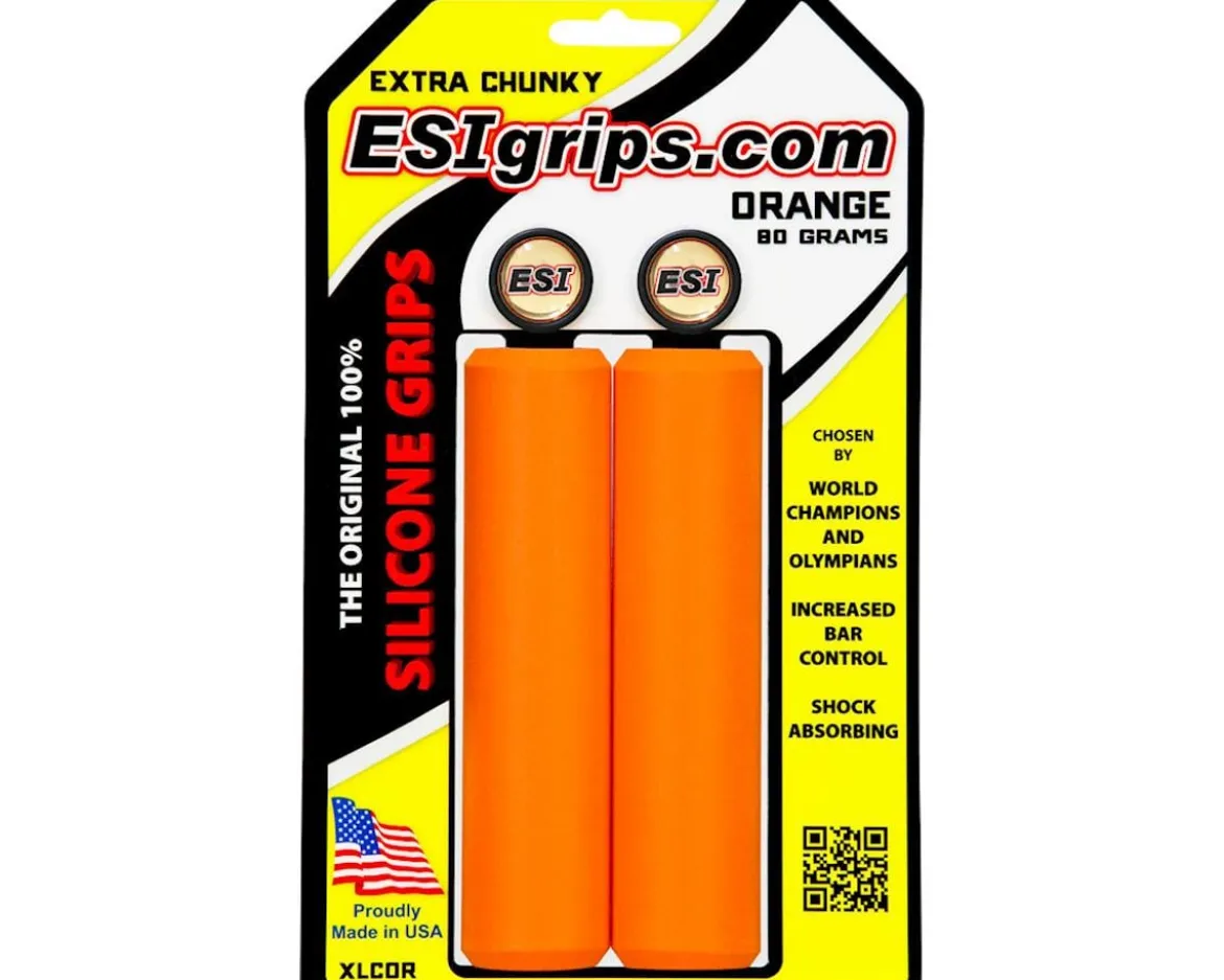 ESI Grips Extra Chunky Silicone Grips (Orange)