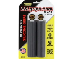 ESI Grips MTB Ribbed Extra Chunky Silicone Grips (Black)
