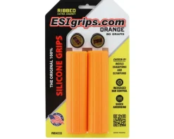 ESI Grips MTB Ribbed Extra Chunky Silicone Grips (Orange)