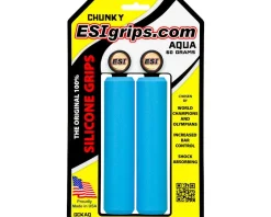 ESI Grips Racer's Edge Silicone Grips (Aqua)