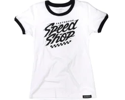 Fasthouse Inc. Women's Haste T-Shirt (White/Black) (2XL)