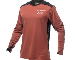 Fasthouse Inc. Youth Alloy Rally Long Sleeve Jersey (Clay/Black) (Youth M)