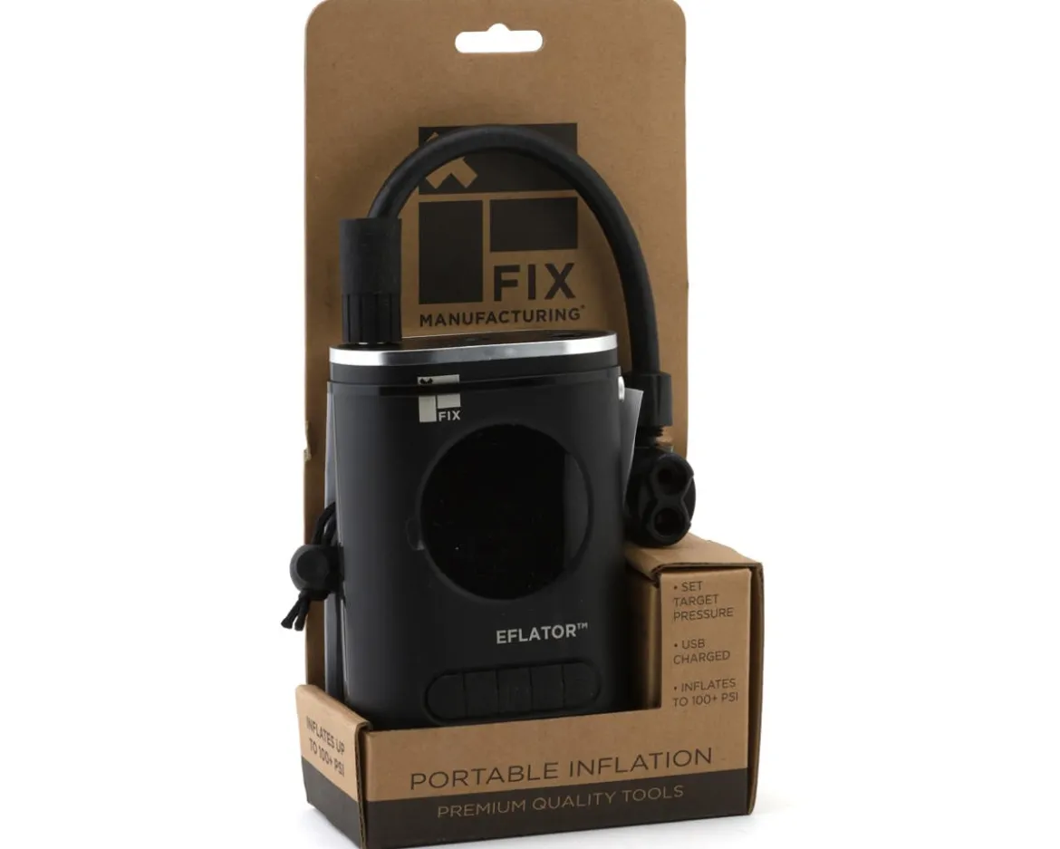 Fix Manufacturing Eflator Digital Tire Pump (Black) (w/Valve Chuck)