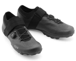 fizik Ferox 2 Carbon Gravel/XC MTB Shoes (Black/Dark Forest) (42)