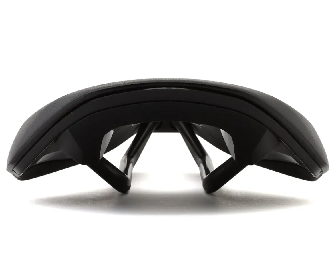 fizik Vento Argo R1 Light Saddle (Black) (Carbon Rails) (150mm)