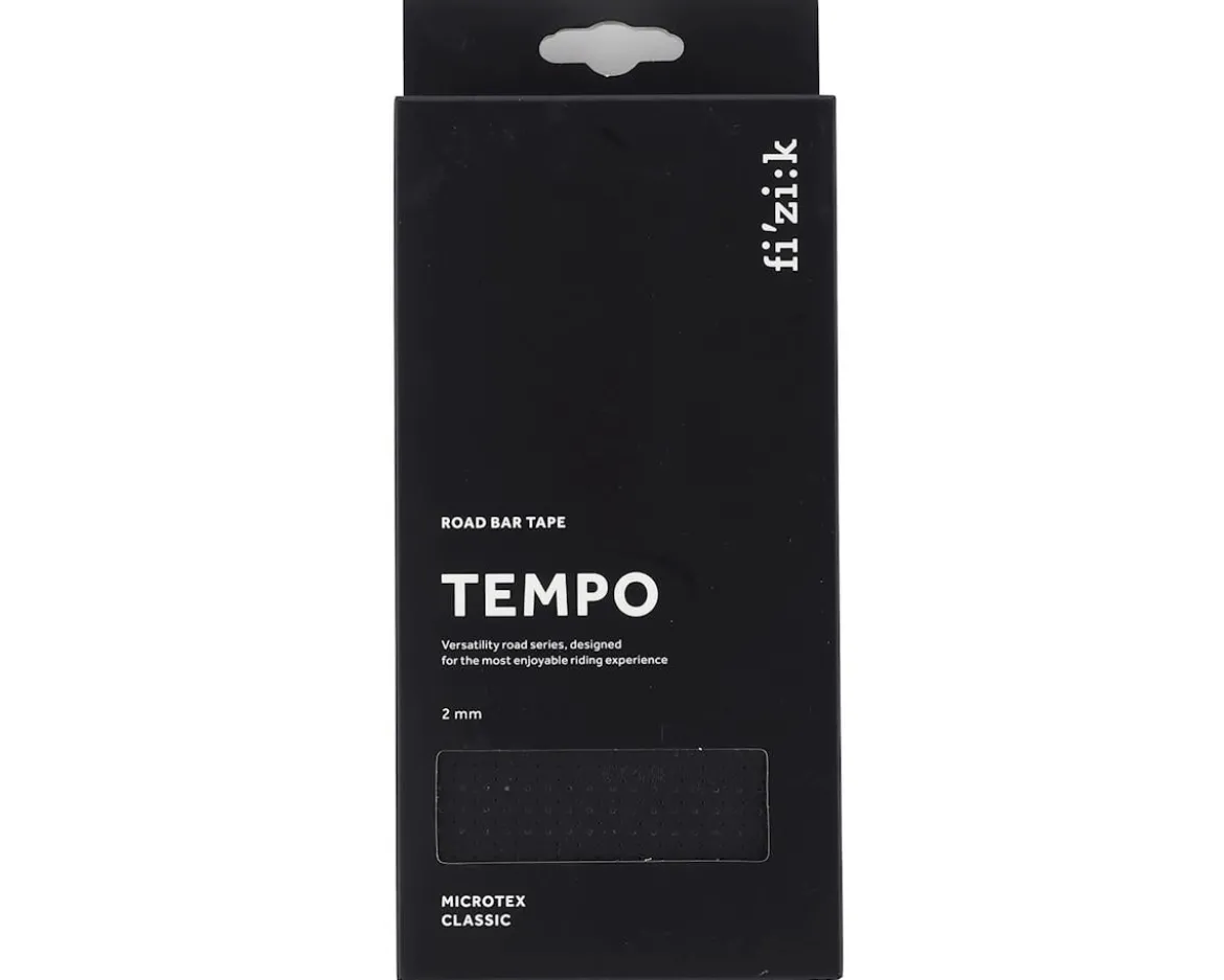fizik Tempo Microtex Classic Handlebar Tape (Black) (2mm Thick)