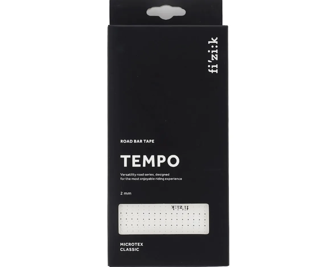 fizik Tempo Microtex Classic Handlebar Tape (White) (2mm Thick)