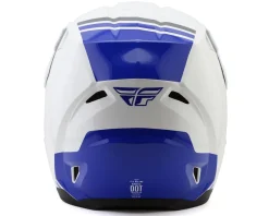 Fly Racing Kinetic Verdict Helmet (White/Blue/Grey) (2XL)