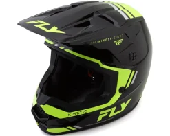 Fly Racing Kinetic Verdict Helmet (Black/Hi-Vis/Grey) (2XL)