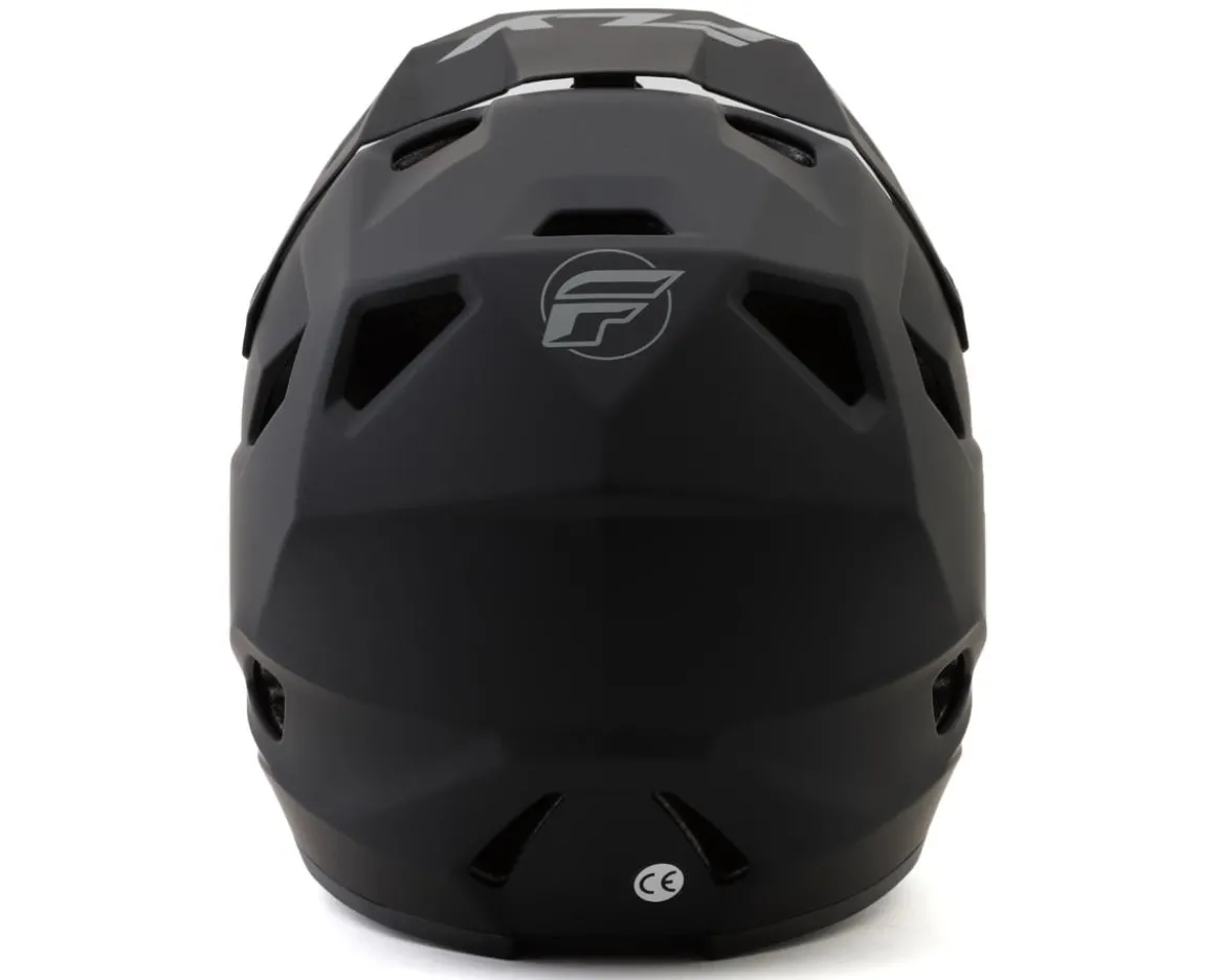 Fly Racing Rayce Solid Full Face Helmet (Matte Black) (L)