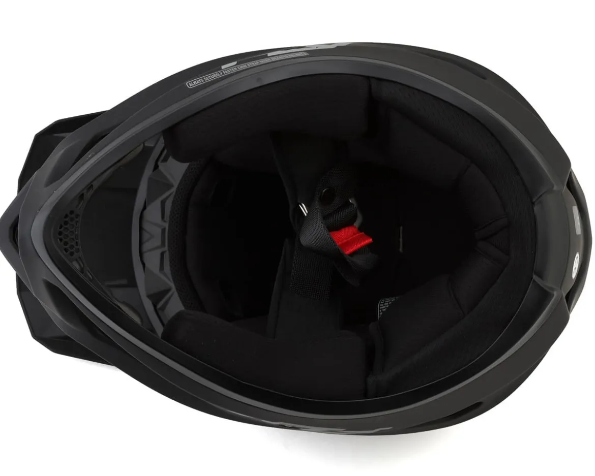 Fly Racing Rayce Solid Full Face Helmet (Matte Black) (L)
