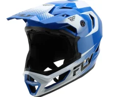 Fly Racing Rayce Sonar Youth Bicycle Helmet (Blue/White/Black) (Youth L)