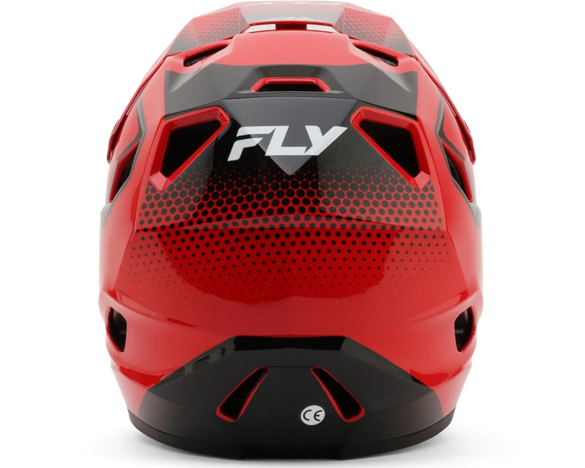 Fly Racing Rayce Sonar Youth Bicycle Helmet (Red/Black) (Youth S)
