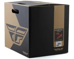 Fly Racing Youth Kinetic Surge Helmet (Black/Red/Yellow) (Youth S)