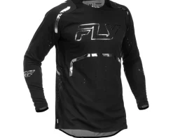 Fly Racing Evolution DST SE Spark Jersey (Black/Silver) (2XL)