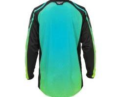 Fly Racing F-16 Jersey (Aqua/Black/White) (L)