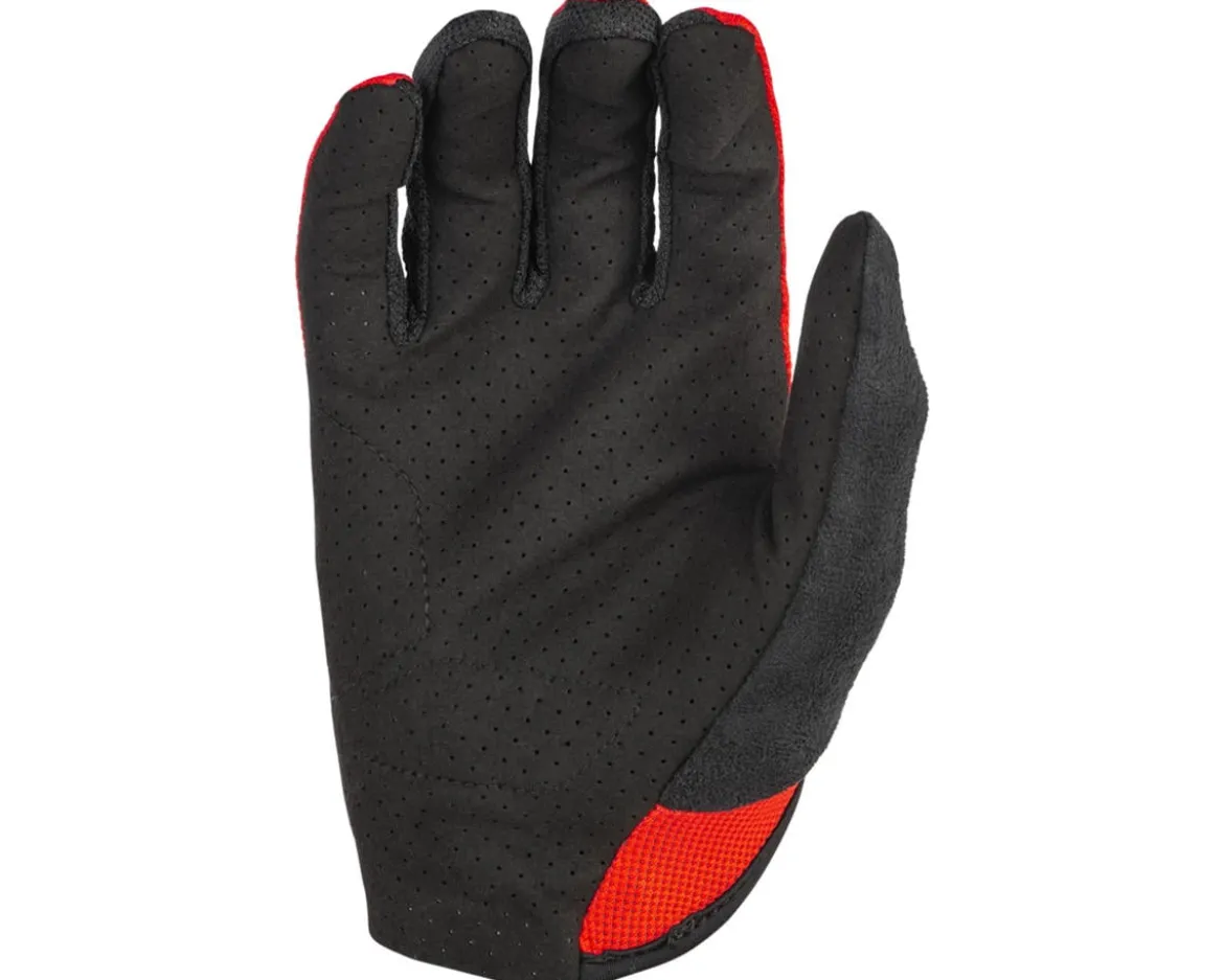 Fly Racing Mesh Long Finger Gloves (Red) (2XL)