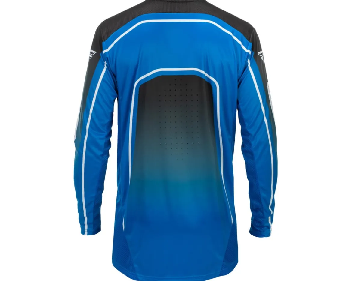 Fly Racing Rayce Bicycle Jersey (Blue/Black/White) (2XL)